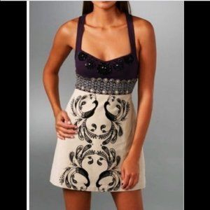 Purple and tan Free People Dress Sz 4!